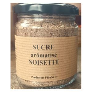 Sucre aromatisé à la noisette