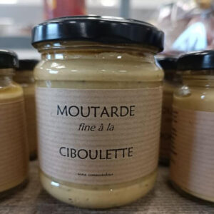 Moutarde fine à la ciboulette 200g