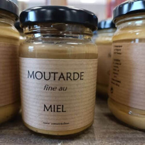 Moutarde fine au miel 90g