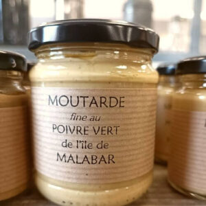 Moutarde fine au poivre vert 200g