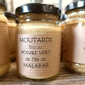 Moutarde fine au poivre vert 90g