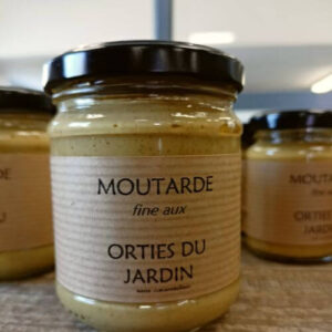 Moutarde fine aux orties du jardin 200g