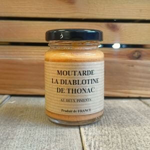 Moutarde fine très forte aux deux piments 90g