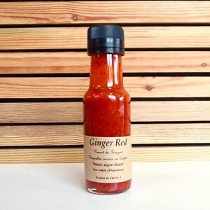 Sauce au piment rouge du Périgord gingembre et Cognac 100ml