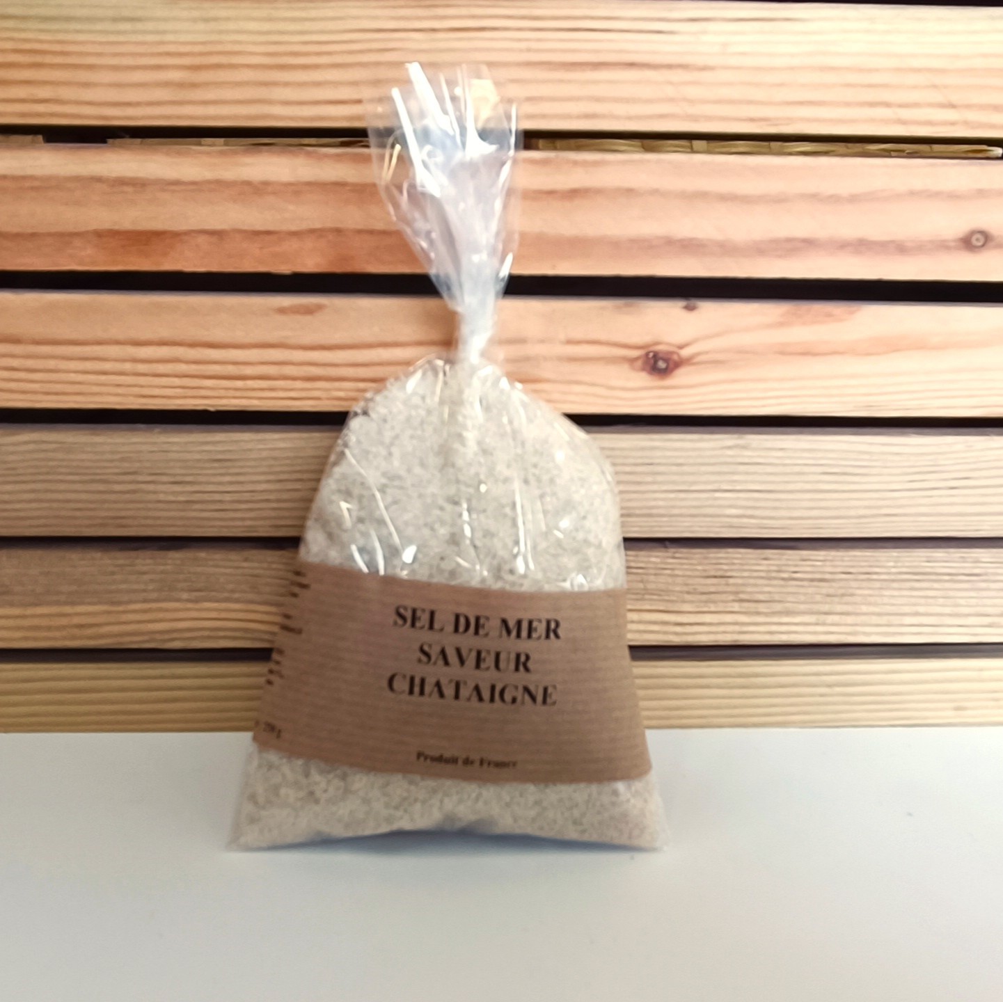 Sachet de sel de mer saveur châtaigne 250 g