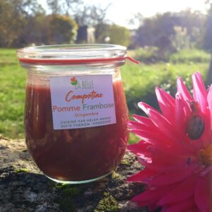 Compotine pomme framboise gingembre 180g