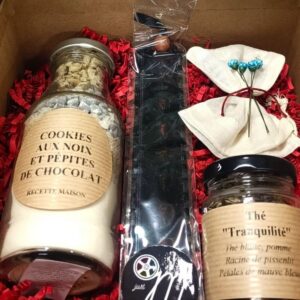 Coffret thé Tranquillité et cookies maison