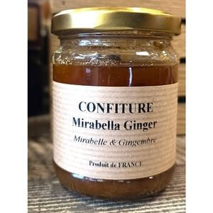 confiture artisanale de mirabelle au gingembre