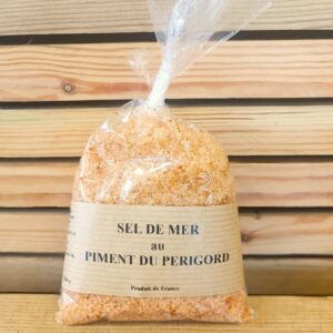 Sachet de sel de mer au piment du Périgord 250 g